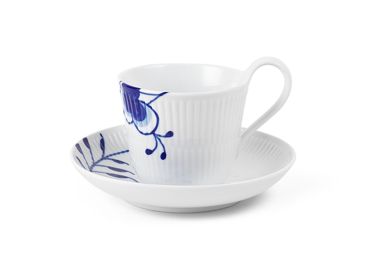 Blue Fluted Mega
High Handle Cup & Saucer