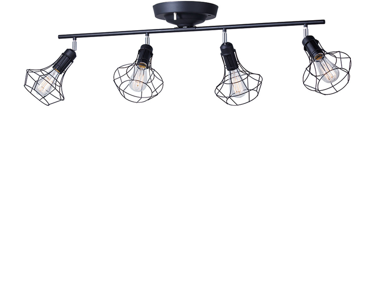 Remote Ceiling Lamp / 4灯リモートシーリングランプ #35480 （ライト・照明 > シーリングライト） 2