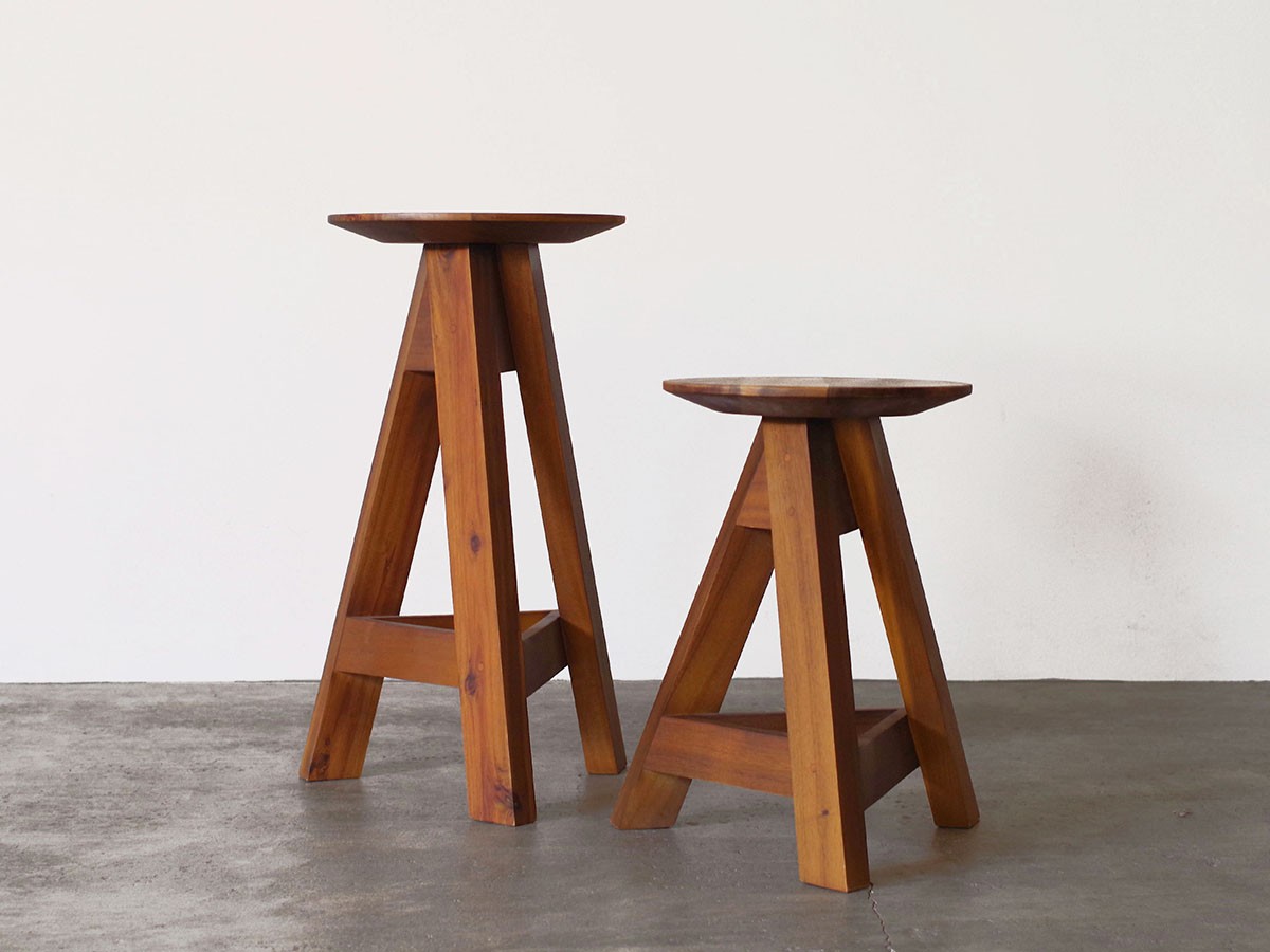LIFE FURNITURE AW ACASIA HIGH STOOL / ライフファニチャー AW アカシア ハイスツール （チェア・椅子 > カウンターチェア・バーチェア） 2
