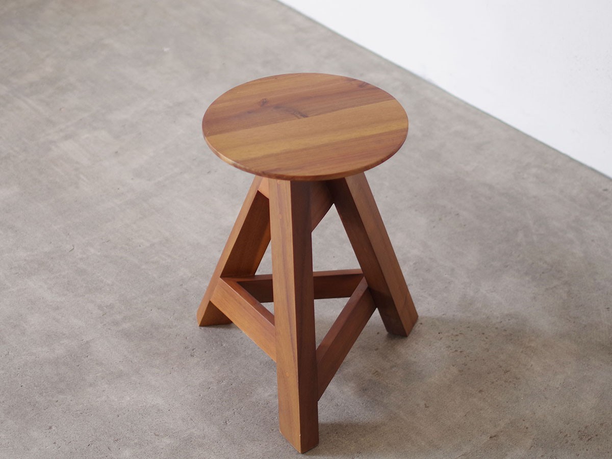 LIFE FURNITURE AW ACASIA STOOL / ライフファニチャー AW アカシア スツール （チェア・椅子 > スツール） 4