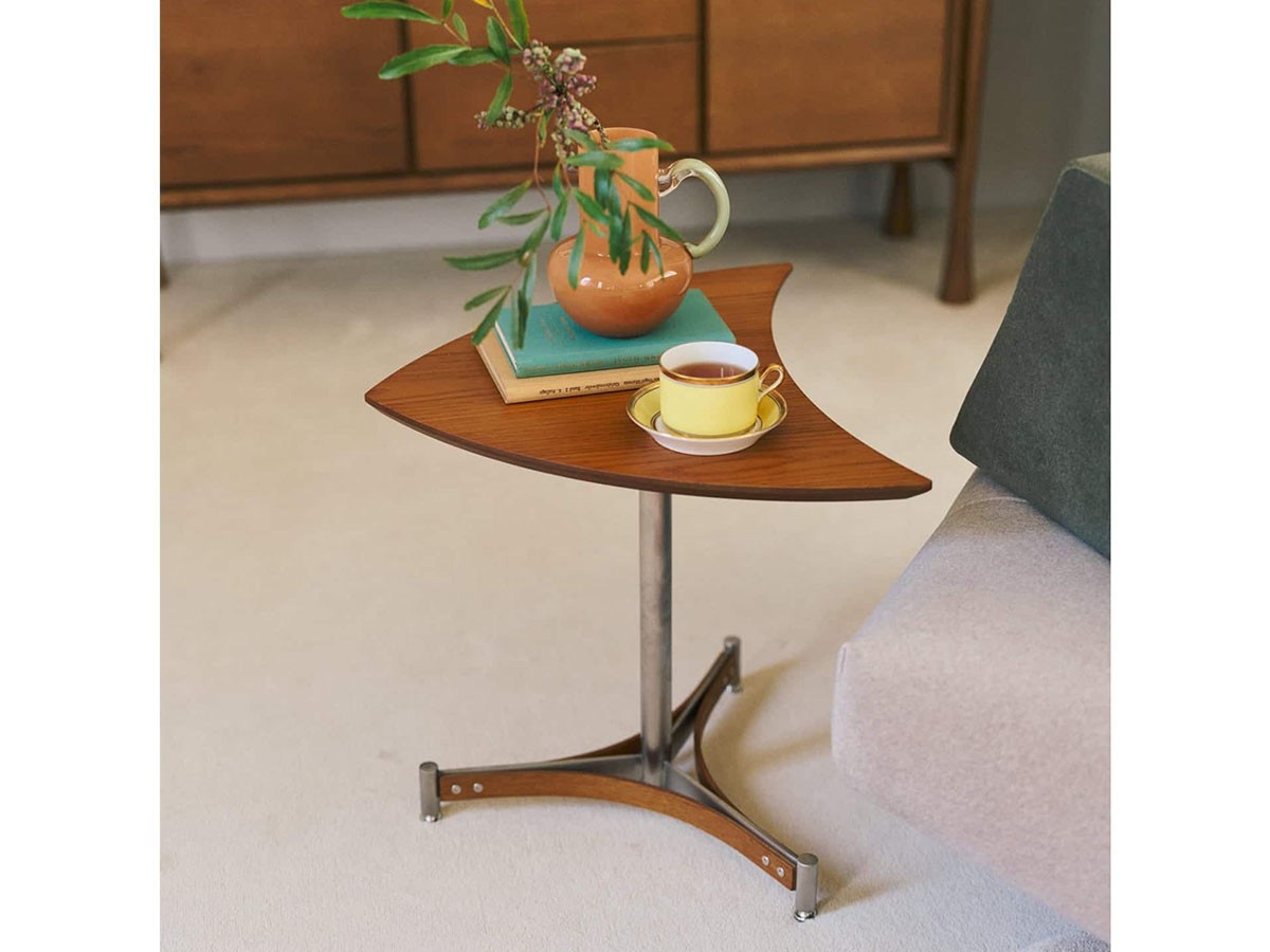 JOURNAL STANDARD FURNITURE ROSCO LEAF TABLE / ジャーナルスタンダードファニチャー ロスコ リーフテーブル 木天板 （テーブル > サイドテーブル） 3
