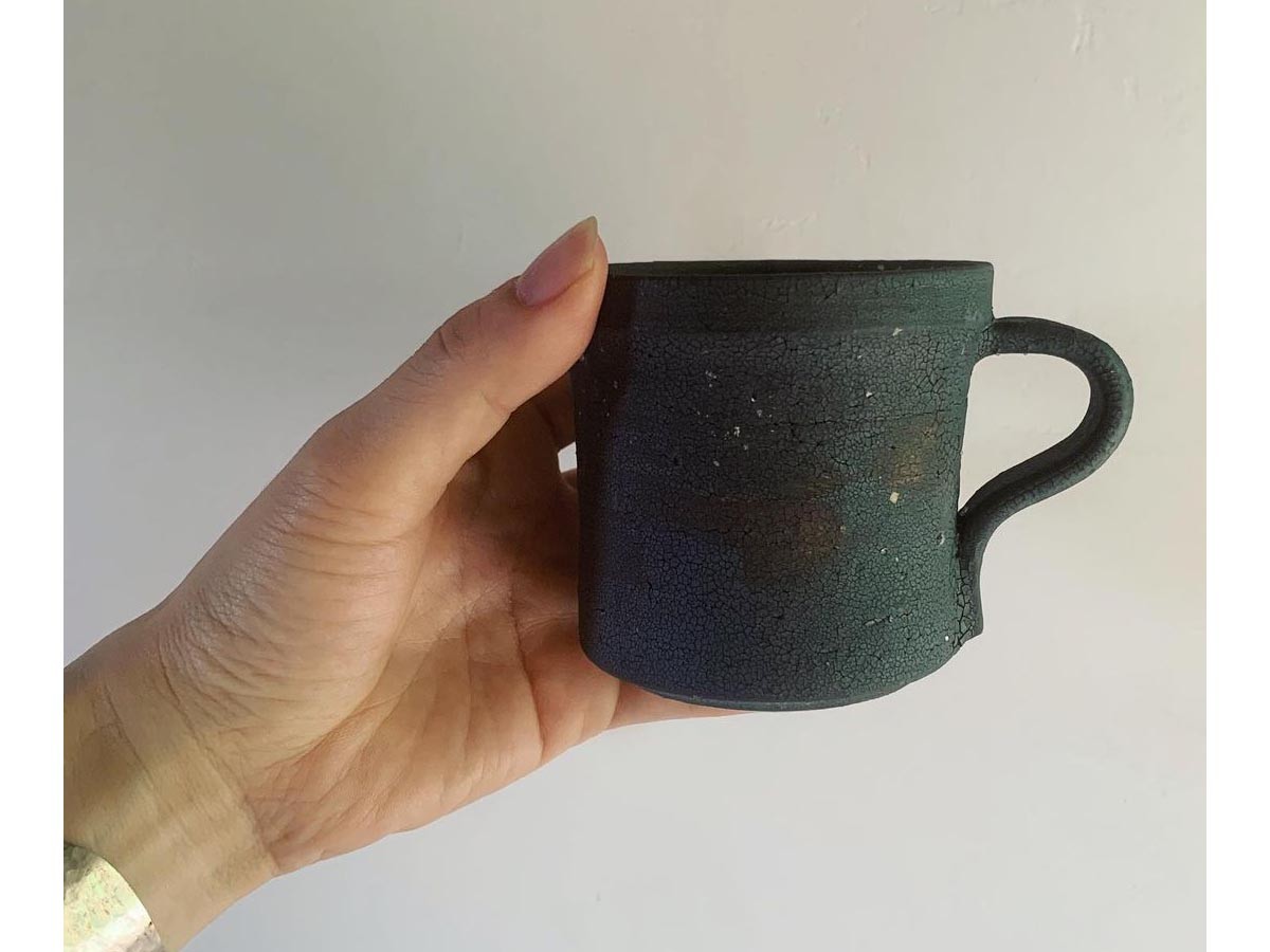 MISHIM POTTERY CREATION fractal mug susu / ミシンポタリークリエイション フラクタル マグ（スス） （食器・テーブルウェア > マグカップ） 17