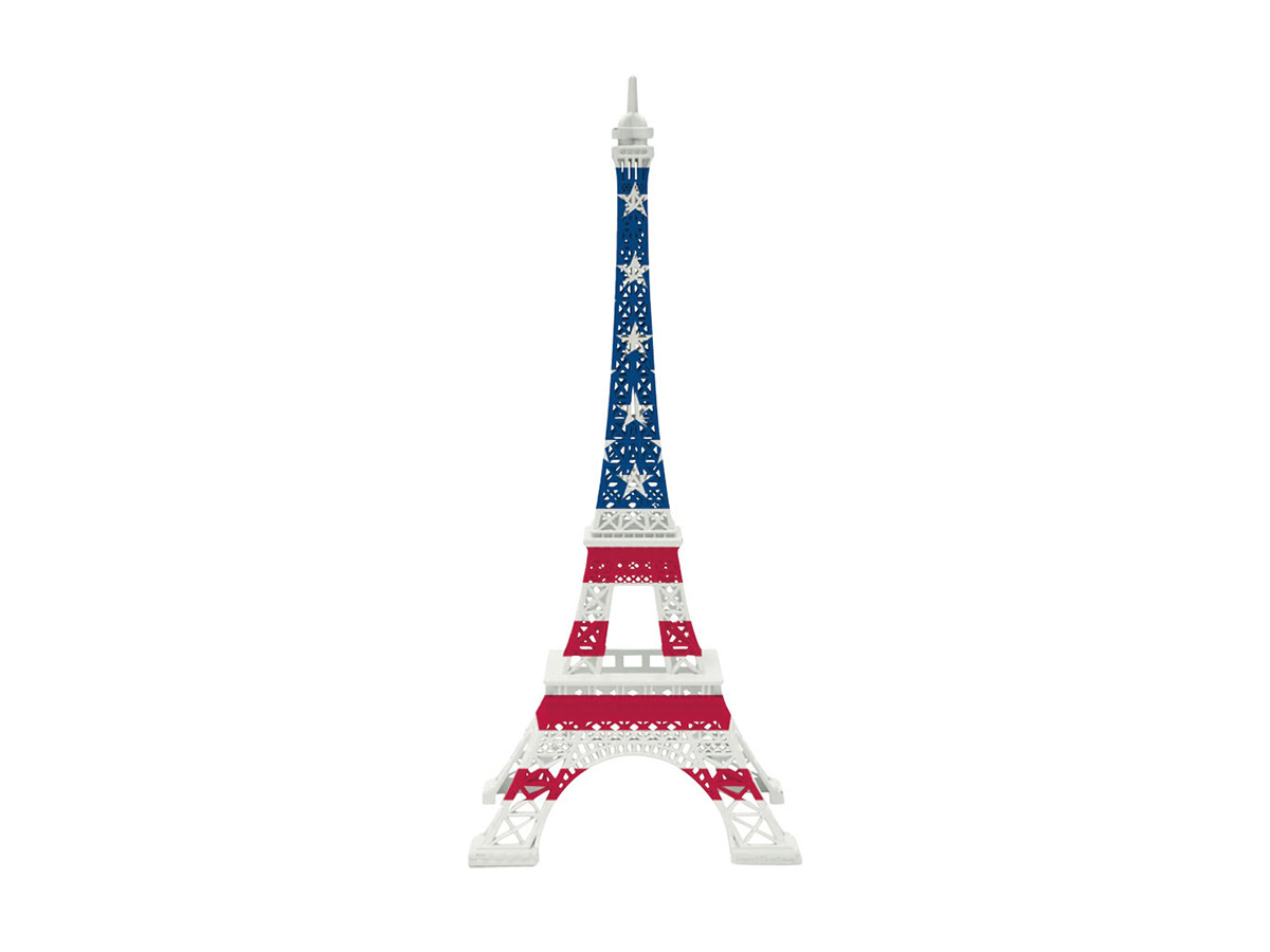 Merci Gustave Tour Eiffel De Collection Sam メルシー ギュスターヴ エッフェル塔オブジェ アメリカ国旗柄 インテリア 家具通販 Flymee