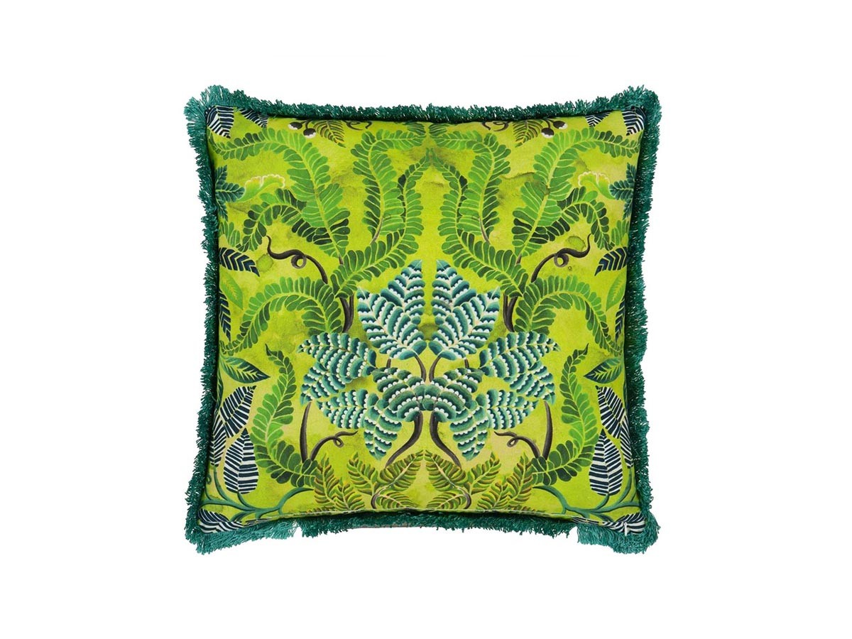 DESIGNERS GUILD Brocart Decoratif Embroidered Cushion / デザイナーズギルド ブロケード デコラティヴ エンブロイダード クッション 50 × 50cm （クッション > クッション・クッションカバー） 19