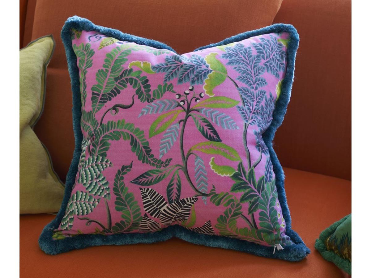 DESIGNERS GUILD Brocart Decoratif Embroidered Cushion / デザイナーズギルド ブロケード デコラティヴ エンブロイダード クッション 50 × 50cm （クッション > クッション・クッションカバー） 12