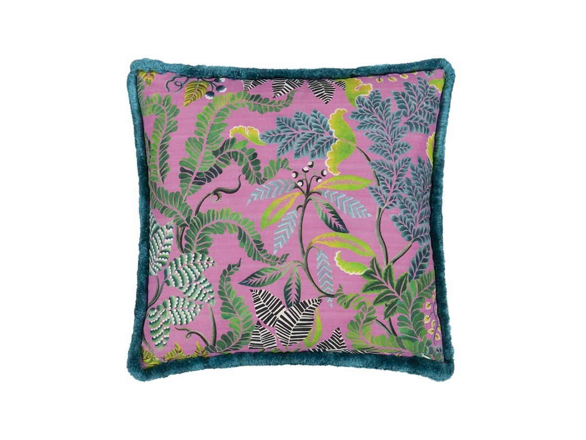 DESIGNERS GUILD Brocart Decoratif Embroidered Cushion / デザイナーズギルド ブロケード デコラティヴ エンブロイダード クッション 50 × 50cm （クッション > クッション・クッションカバー） 23