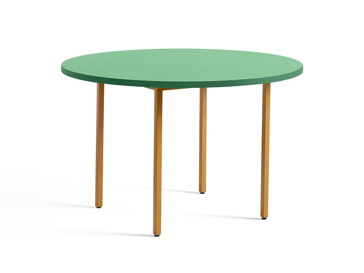HAY TWO-COLOUR TABLE / ヘイ ツーカラー テーブル 直径120cm（グリーンミント / オークル） （テーブル > カフェテーブル） 1
