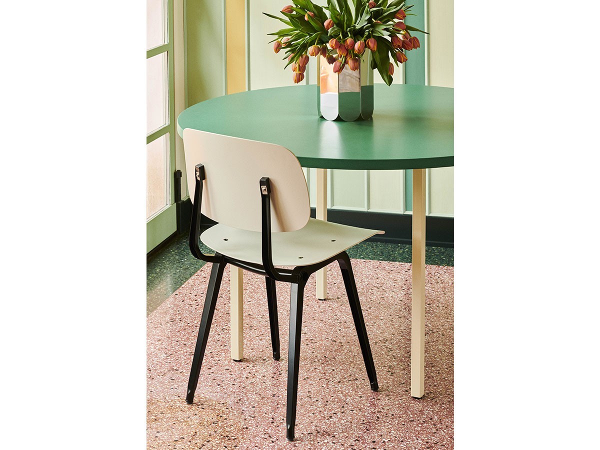 HAY TWO-COLOUR TABLE / ヘイ ツーカラー テーブル 直径120cm（グリーンミント / オークル） （テーブル > カフェテーブル） 4