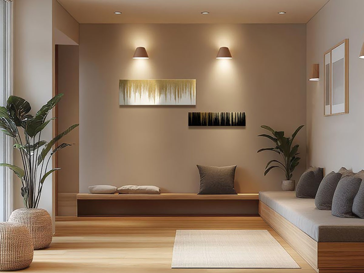 箔一 アートパネル 櫛引 黒 / はくいち アートパネル 櫛引 黒 L （アート・オブジェ > ウォールアート・アートパネル） 2