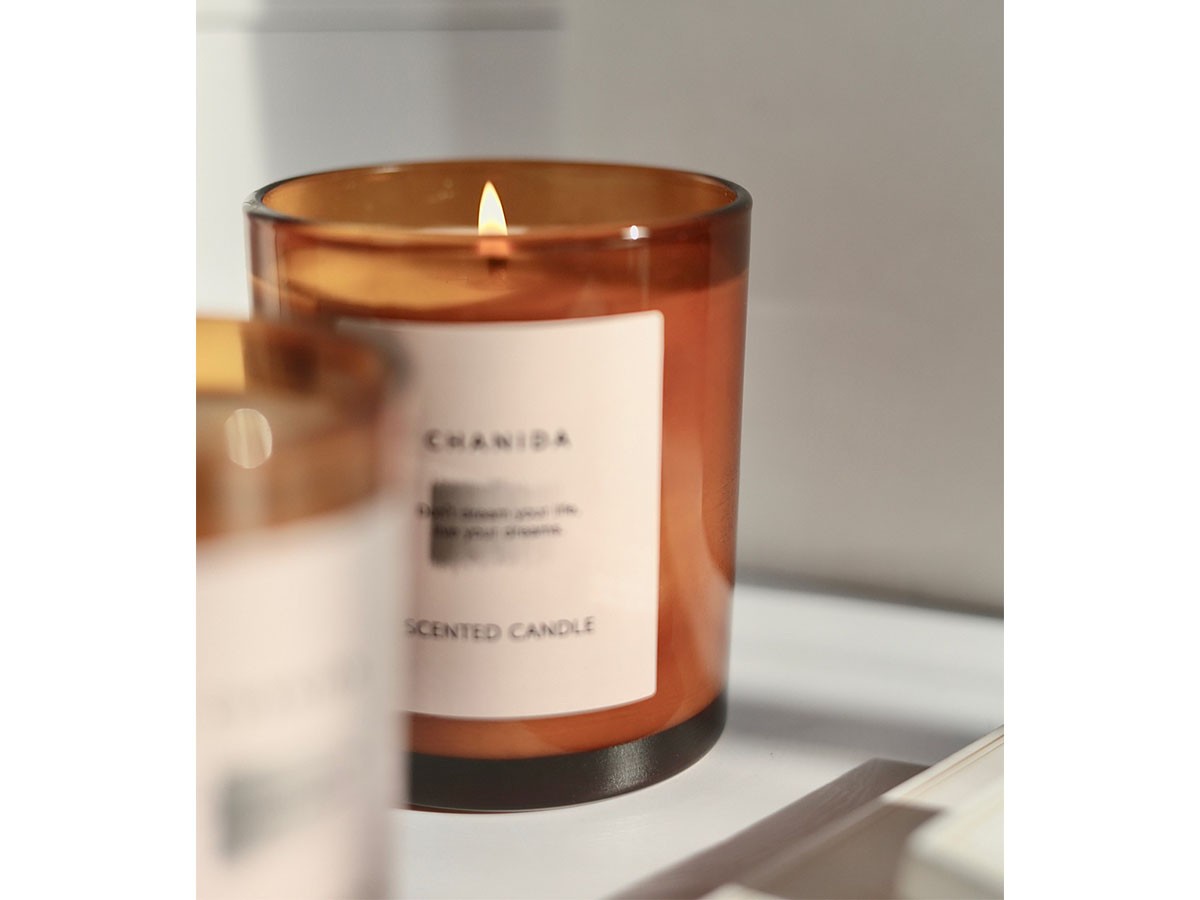 CHANIDA SCENTED CANDLE / チャニダ センティッドキャンドル 150g（チェリー・ローズウッド） （雑貨・その他インテリア家具 > ディフューザー・キャンドル） 9