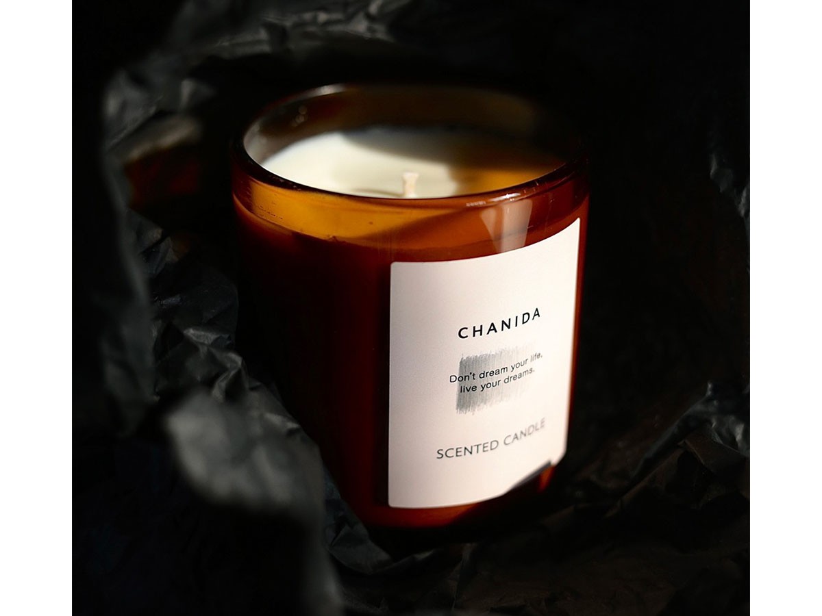 CHANIDA SCENTED CANDLE / チャニダ センティッドキャンドル 150g（ガイアックウッド・檀木） （雑貨・その他インテリア家具 > ディフューザー・キャンドル） 4