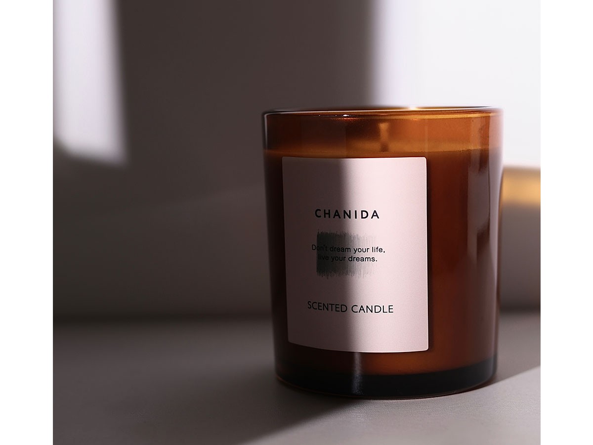 CHANIDA SCENTED CANDLE / チャニダ センティッドキャンドル 150g（ガイアックウッド・檀木） （雑貨・その他インテリア家具 > ディフューザー・キャンドル） 6