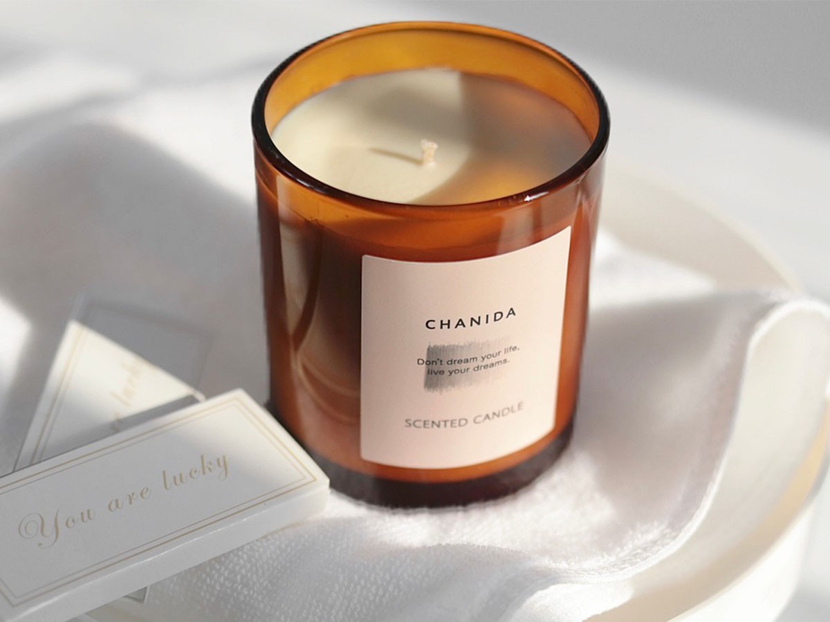 CHANIDA SCENTED CANDLE / チャニダ センティッドキャンドル 150g（チェリー・ローズウッド） （雑貨・その他インテリア家具 > ディフューザー・キャンドル） 5