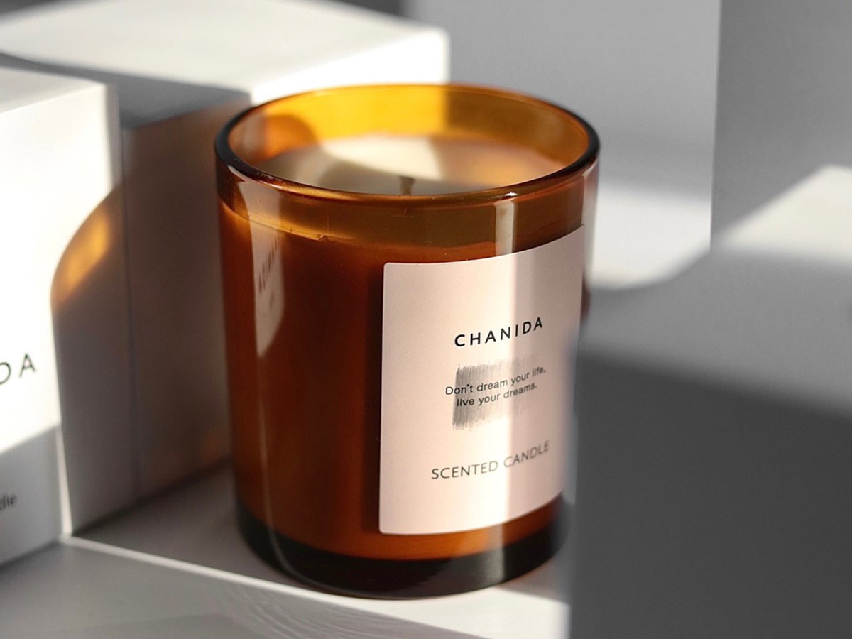 CHANIDA SCENTED CANDLE / チャニダ センティッドキャンドル 150g（ホワイト ザボン・ネロリ） （雑貨・その他インテリア家具 > ディフューザー・キャンドル） 1