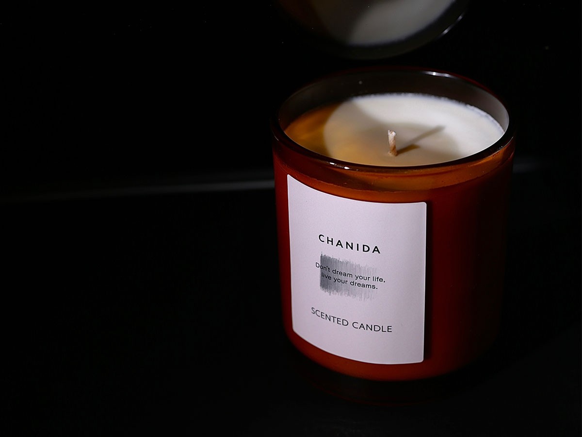 CHANIDA SCENTED CANDLE / チャニダ センティッドキャンドル 150g（ヒノキ・ローズ） （雑貨・その他インテリア家具 > ディフューザー・キャンドル） 5