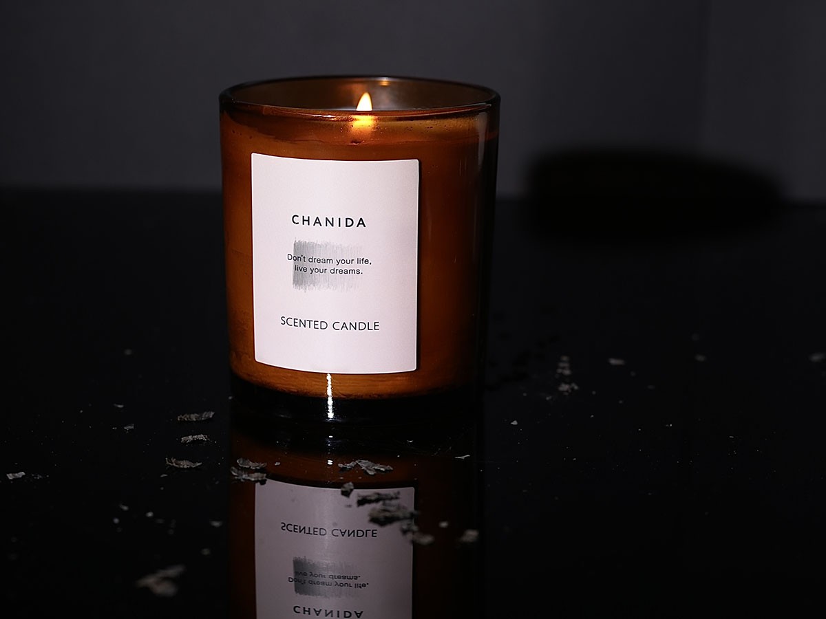 CHANIDA SCENTED CANDLE / チャニダ センティッドキャンドル 150g（ヒノキ・ローズ） （雑貨・その他インテリア家具 > ディフューザー・キャンドル） 6