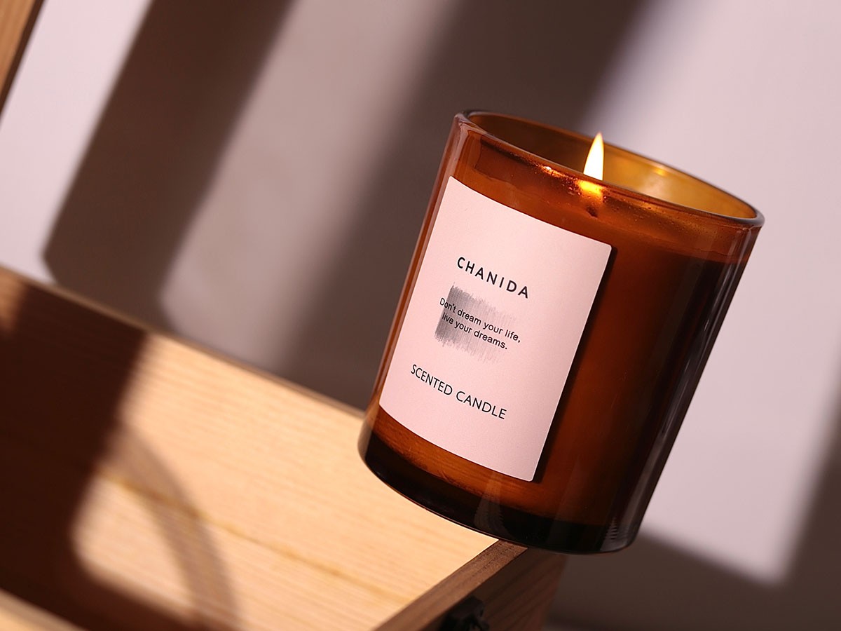 CHANIDA SCENTED CANDLE / チャニダ センティッドキャンドル 150g（ヘーゼルナッツ・アールグレイ） （雑貨・その他インテリア家具 > ディフューザー・キャンドル） 6