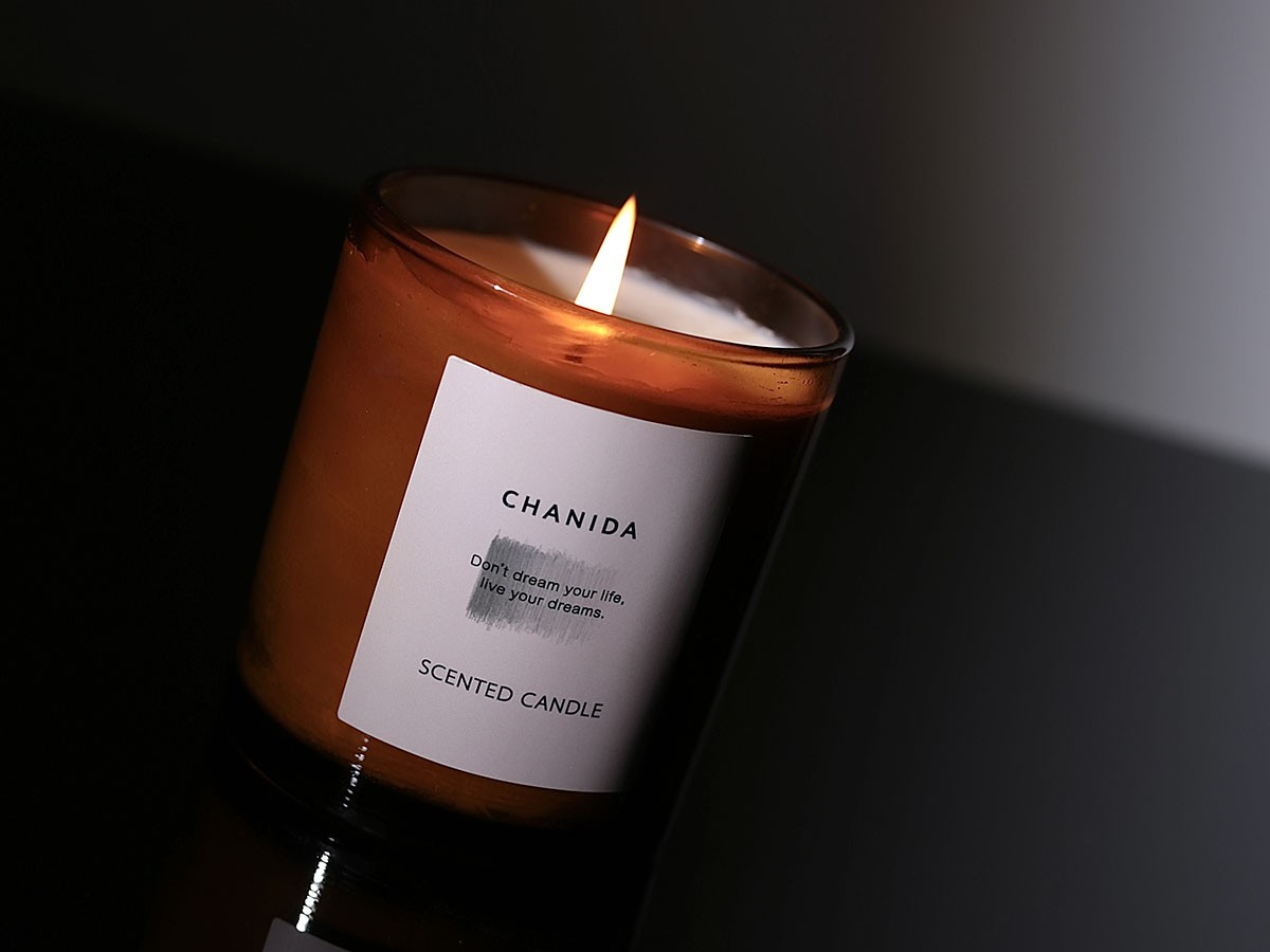 CHANIDA SCENTED CANDLE / チャニダ センティッドキャンドル 150g（ヒノキ・ローズ） （雑貨・その他インテリア家具 > ディフューザー・キャンドル） 16