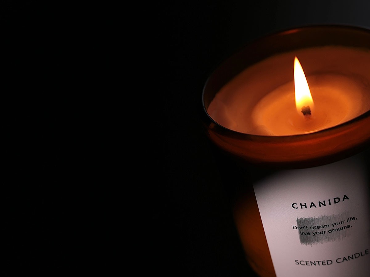 CHANIDA SCENTED CANDLE / チャニダ センティッドキャンドル 150g（ヒノキ・ローズ） （雑貨・その他インテリア家具 > ディフューザー・キャンドル） 9