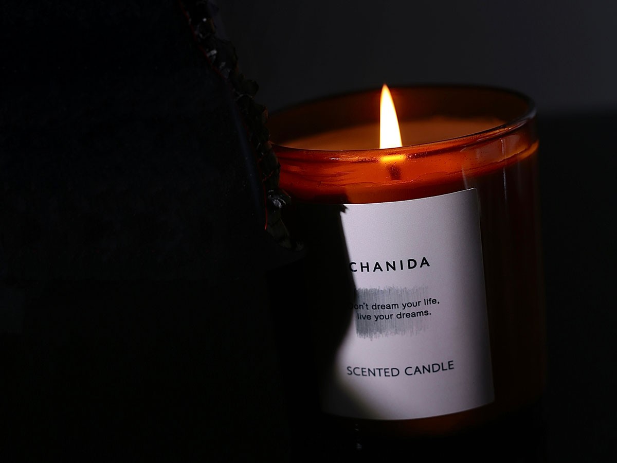 CHANIDA SCENTED CANDLE / チャニダ センティッドキャンドル 150g（ヒノキ・ローズ） （雑貨・その他インテリア家具 > ディフューザー・キャンドル） 8