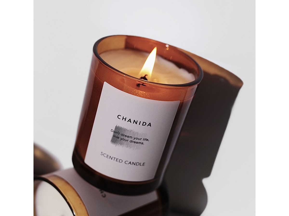 CHANIDA SCENTED CANDLE / チャニダ センティッドキャンドル 150g（ホワイト ザボン・ネロリ） （雑貨・その他インテリア家具 > ディフューザー・キャンドル） 7