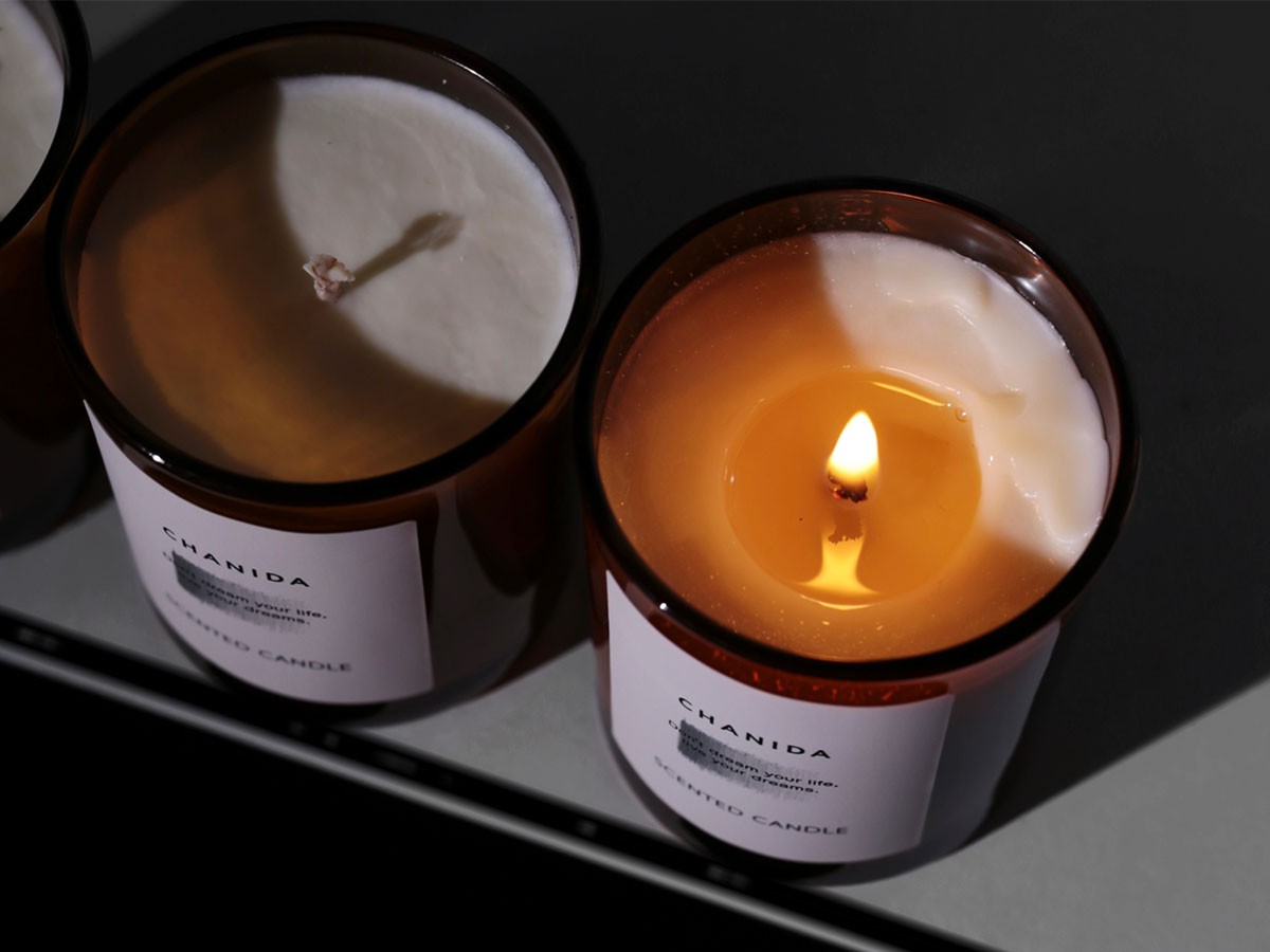 CHANIDA SCENTED CANDLE / チャニダ センティッドキャンドル 150g（ヒノキ・ローズ） （雑貨・その他インテリア家具 > ディフューザー・キャンドル） 12