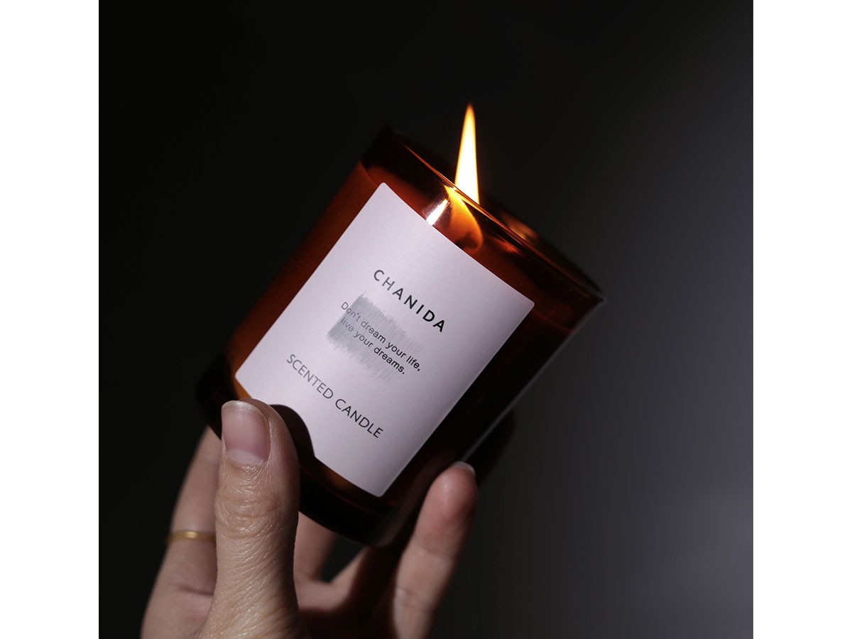 CHANIDA SCENTED CANDLE / チャニダ センティッドキャンドル 150g（ヒノキ・ローズ） （雑貨・その他インテリア家具 > ディフューザー・キャンドル） 10