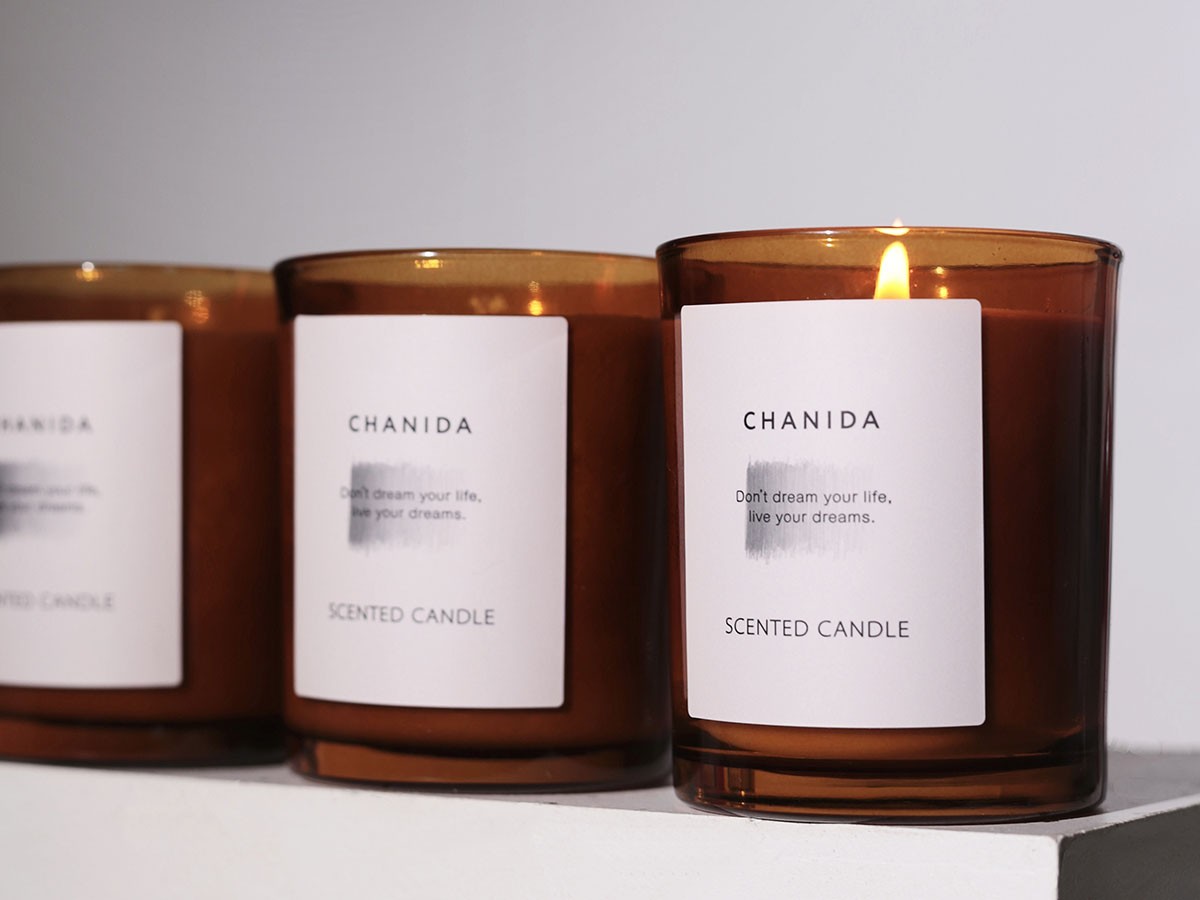 CHANIDA SCENTED CANDLE / チャニダ センティッドキャンドル 150g（ホワイト ザボン・ネロリ） （雑貨・その他インテリア家具 > ディフューザー・キャンドル） 5