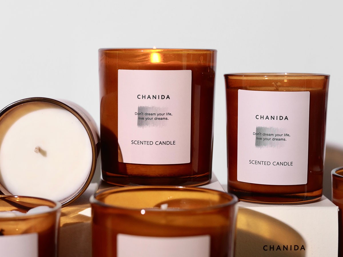 CHANIDA SCENTED CANDLE / チャニダ センティッドキャンドル 150g（ホワイト ザボン・ネロリ） （雑貨・その他インテリア家具 > ディフューザー・キャンドル） 13