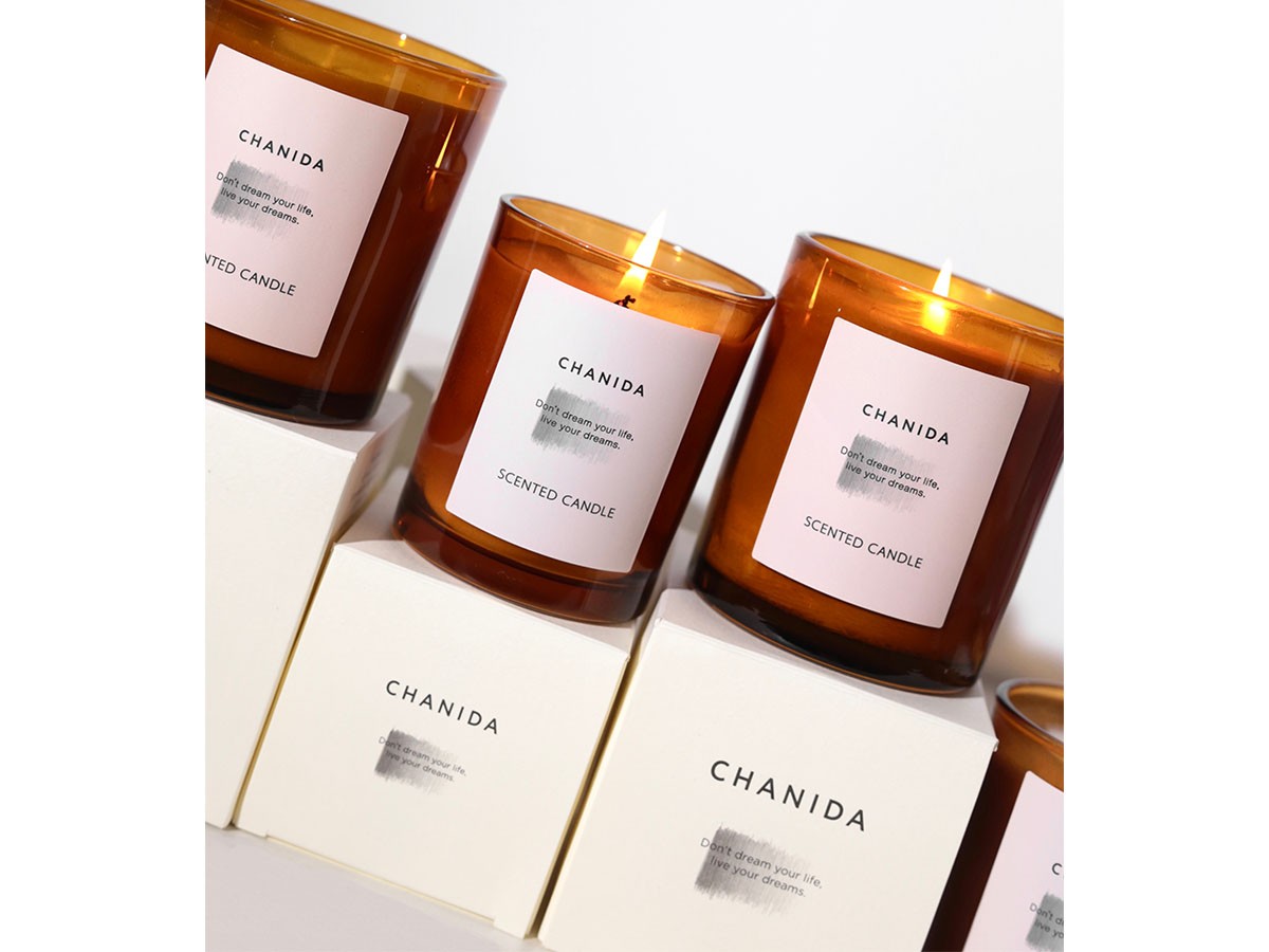 CHANIDA SCENTED CANDLE / チャニダ センティッドキャンドル 150g（ホワイト ザボン・ネロリ） （雑貨・その他インテリア家具 > ディフューザー・キャンドル） 12