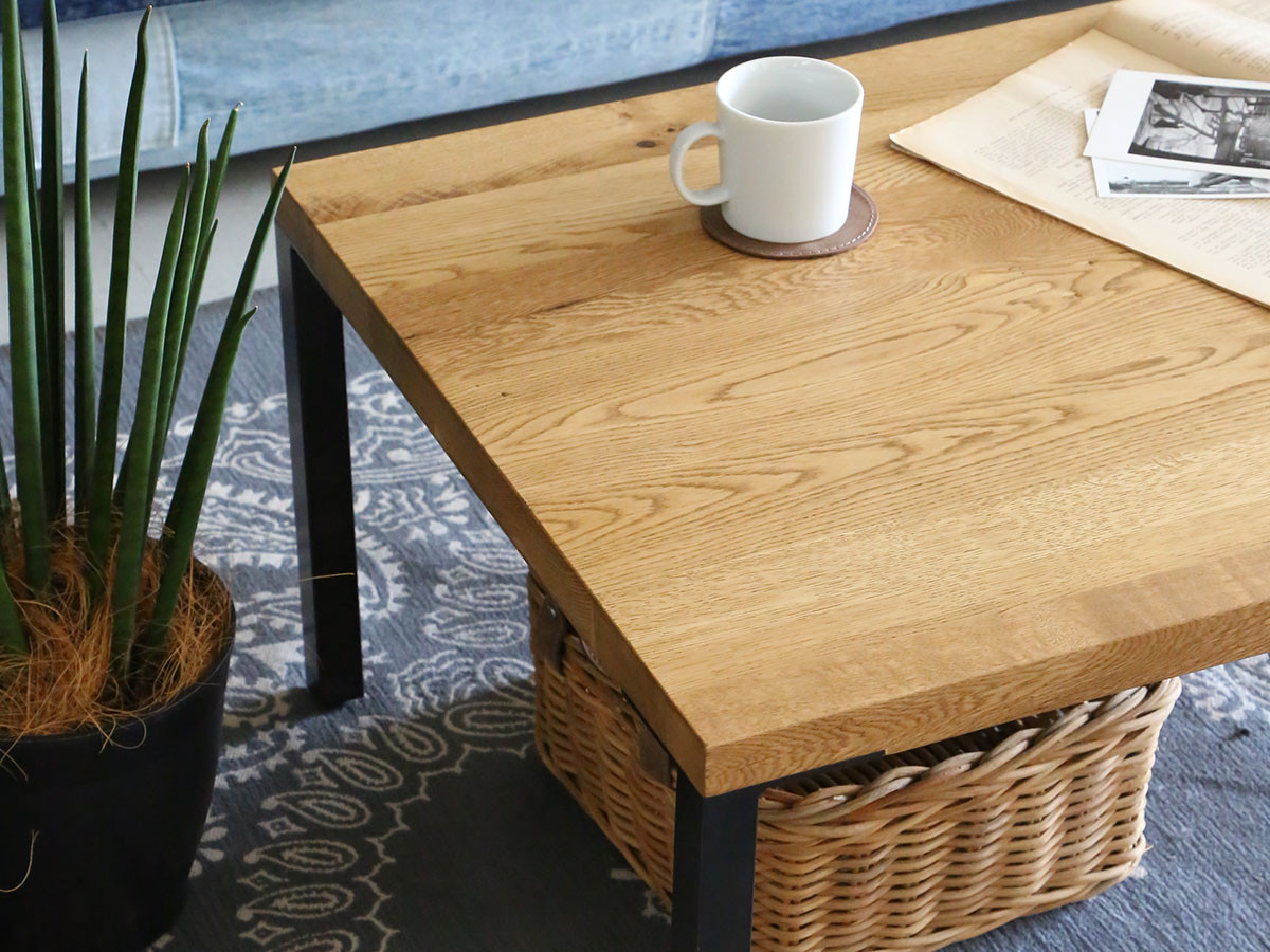 SINK COFFEE TABLE / シンク コーヒーテーブル（ナラ材 / オイル塗装） （テーブル > ローテーブル・リビングテーブル・座卓） 4