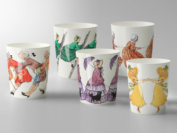 Elsa Beskow Collection
Mug Aunts Green,Brown, & Lavender 3