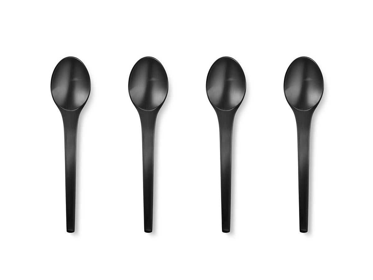 GEORG JENSEN CARAVEL SMALL TEA SPOON 4PIECE SET / ジョージ ジェンセン カラベル スモール  ティースプーン 4ピースセット - インテリア・家具通販【FLYMEe】