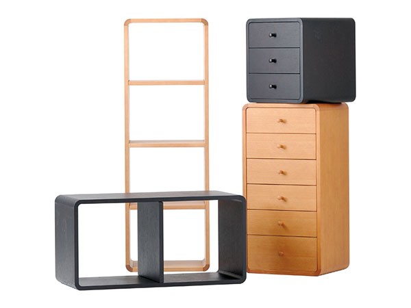 美品　日進木工　NISSIN ブリック・ブロック チェスト　天然木　ブラウン 飛騨家具 nissin 日進木工 Accent アクセント ブリックブロック