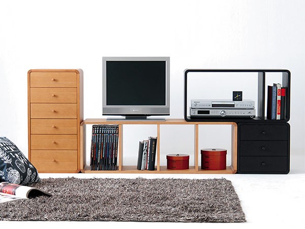 日進木工 ac-cent BRICK BLOCK / にっしんもっこう アクセント ブリックブロック チェスト大 （収納家具 > チェスト・箪笥） 4