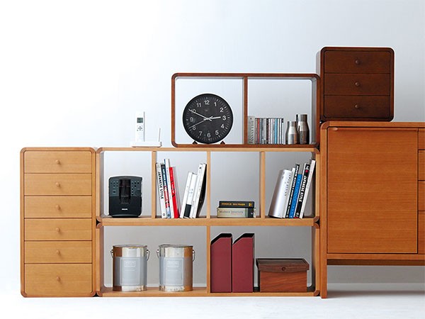 美品　日進木工　NISSIN ブリック・ブロック チェスト　天然木　ブラウン 飛騨家具 nissin 日進木工 Accent アクセント ブリックブロック