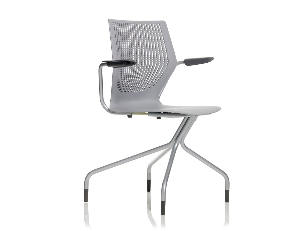 Knoll Office MultiGeneration Chair / ノルオフィス マルチジェネレーション チェア
ハイブリッドベース 固定肘 グライド脚 （チェア・椅子 > オフィスチェア・デスクチェア） 1
