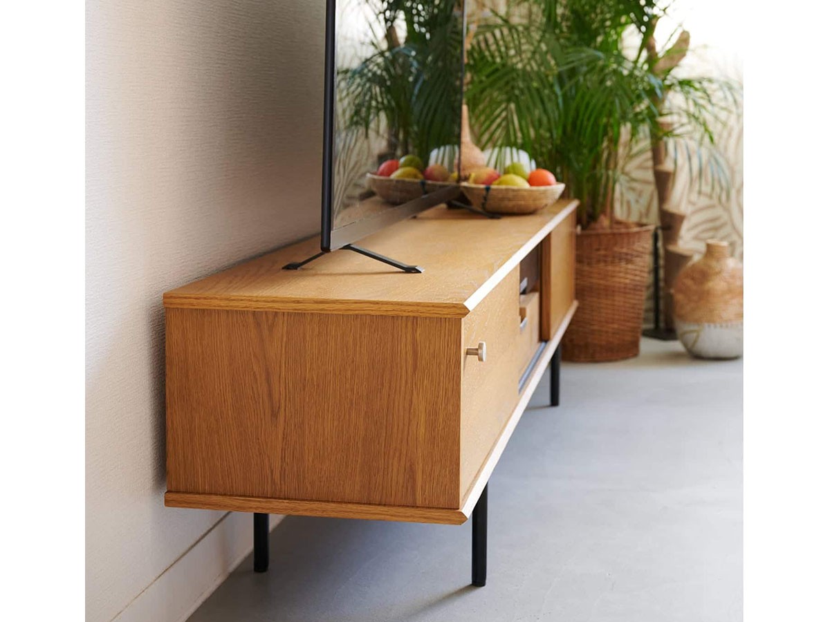 JOURNAL STANDARD FURNITURE HABITAT TV BOARD / ジャーナルスタンダードファニチャー ハビタ テレビボード 幅180cm （テレビボード・テレビ台 > テレビ台・ローボード） 3