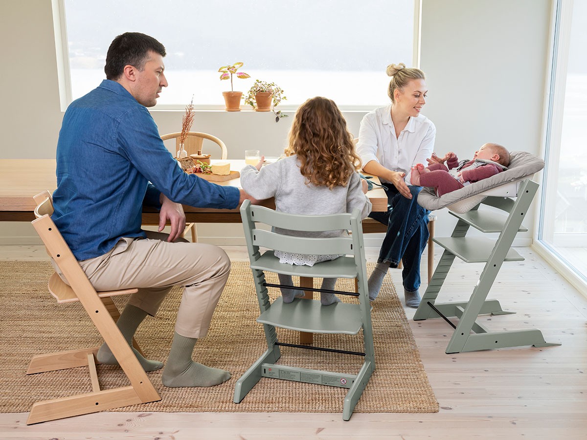 STOKKE トリップトラップ ライムグリーン ベビーチェア キッズ