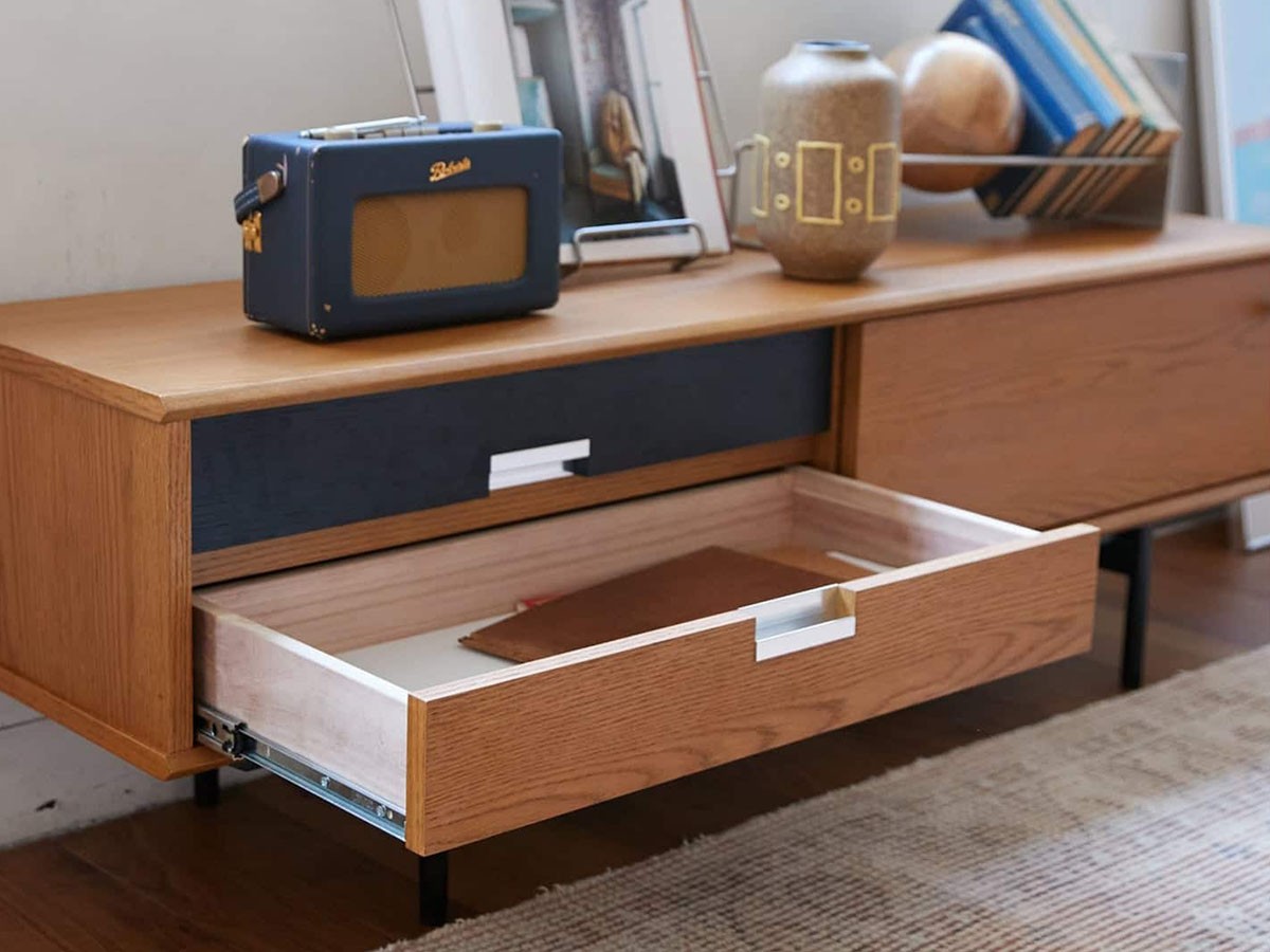 JOURNAL STANDARD FURNITURE HABITAT TV BOARD / ジャーナルスタンダードファニチャー ハビタ テレビボード 幅140cm （テレビボード・テレビ台 > テレビ台・ローボード） 4