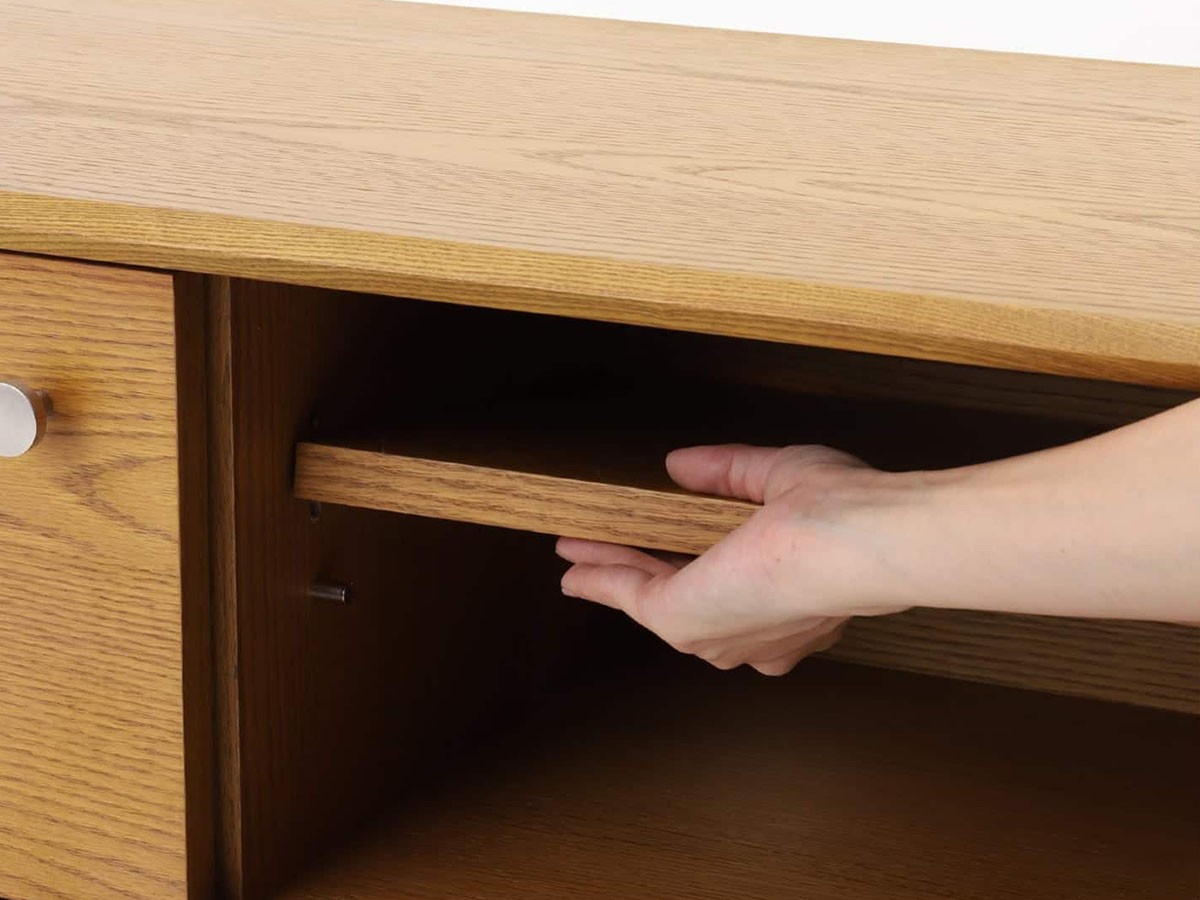 JOURNAL STANDARD FURNITURE HABITAT TV BOARD / ジャーナルスタンダードファニチャー ハビタ テレビボード 幅140cm （テレビボード・テレビ台 > テレビ台・ローボード） 12