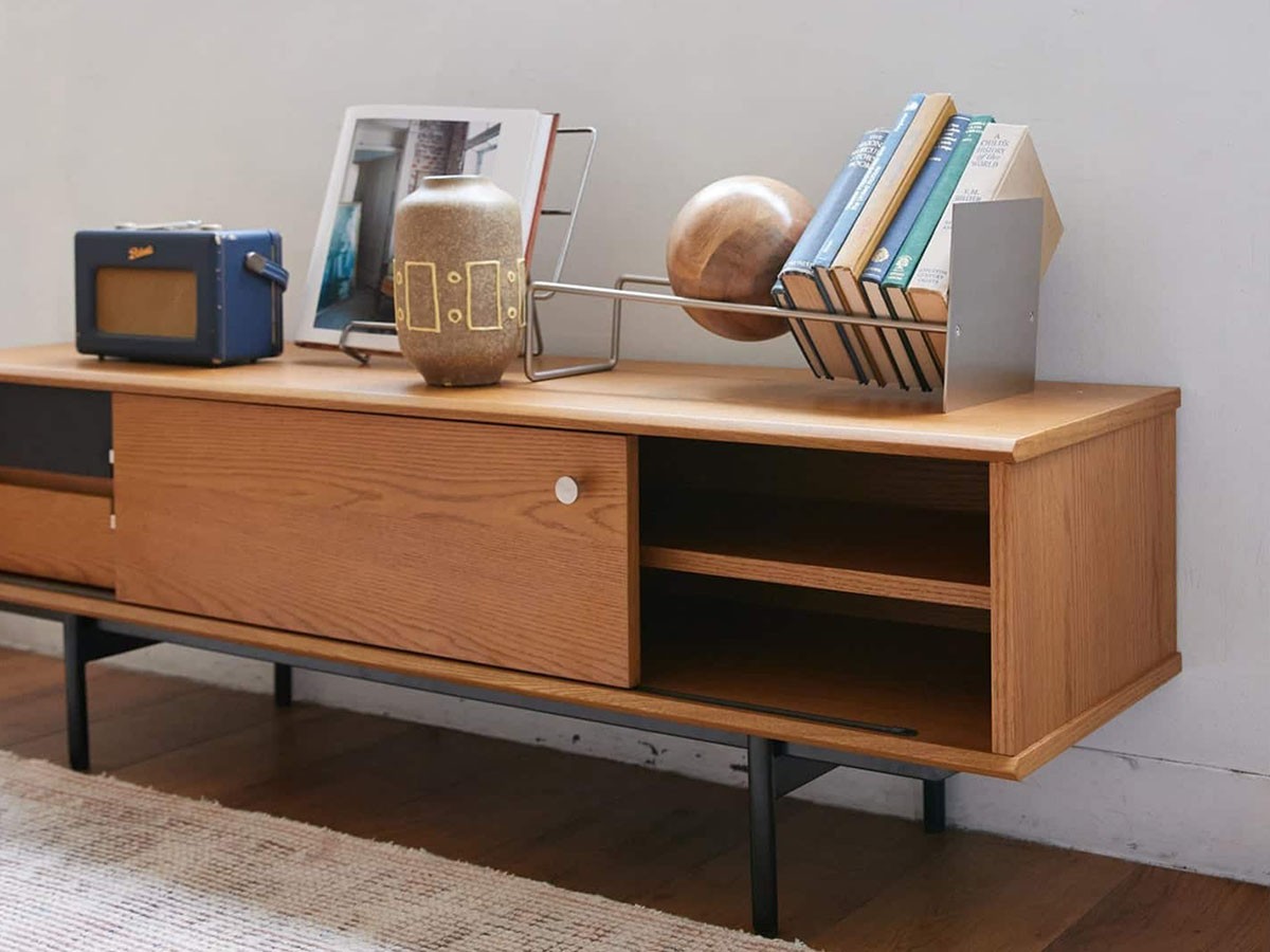 JOURNAL STANDARD FURNITURE HABITAT TV BOARD / ジャーナルスタンダードファニチャー ハビタ テレビボード 幅140cm （テレビボード・テレビ台 > テレビ台・ローボード） 6