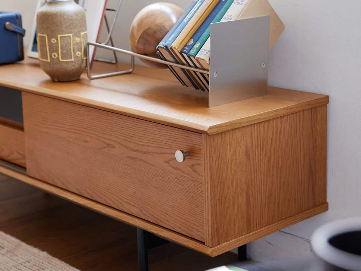 JOURNAL STANDARD FURNITURE HABITAT TV BOARD / ジャーナルスタンダードファニチャー ハビタ テレビボード 幅140cm （テレビボード・テレビ台 > テレビ台・ローボード） 5