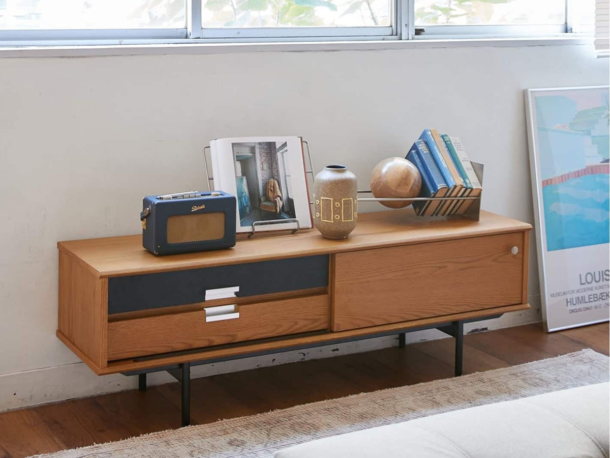 JOURNAL STANDARD FURNITURE HABITAT TV BOARD / ジャーナルスタンダードファニチャー ハビタ テレビボード 幅140cm （テレビボード・テレビ台 > テレビ台・ローボード） 2