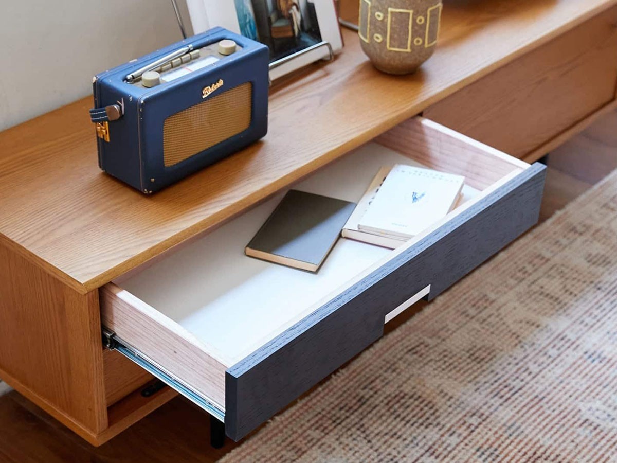 JOURNAL STANDARD FURNITURE HABITAT TV BOARD / ジャーナルスタンダードファニチャー ハビタ テレビボード 幅140cm （テレビボード・テレビ台 > テレビ台・ローボード） 3