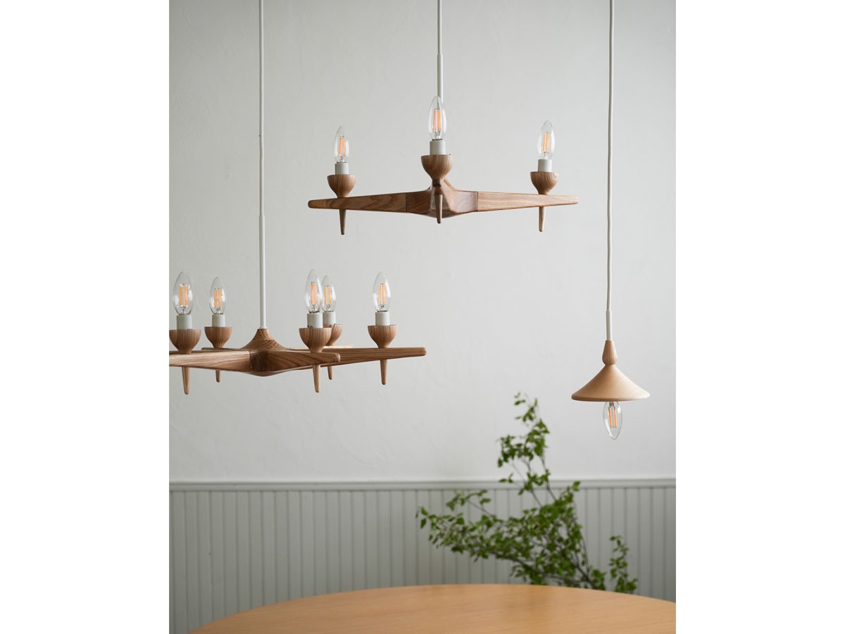 Slojd Wood Chandelier / スロイド ウッドシャンデリア 3灯 （ライト・照明 > シャンデリア） 11