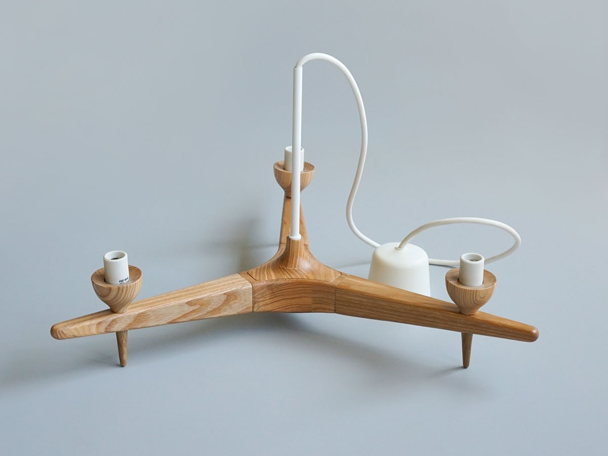 Slojd Wood Chandelier / スロイド ウッドシャンデリア 3灯 （ライト・照明 > シャンデリア） 25