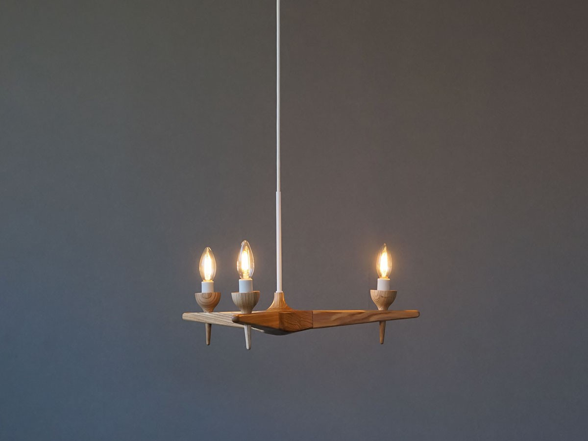 Slojd Wood Chandelier / スロイド ウッドシャンデリア 3灯 （ライト・照明 > シャンデリア） 21