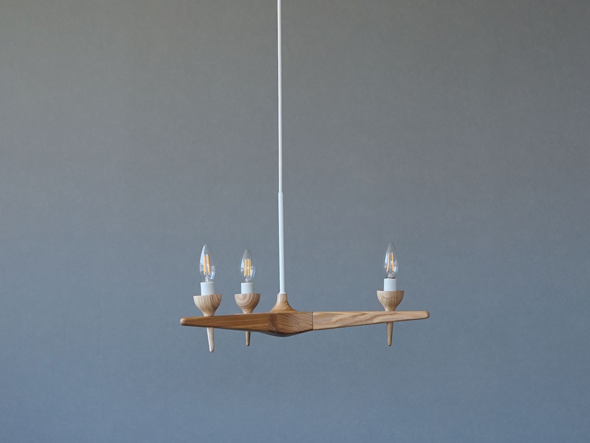 Slojd Wood Chandelier / スロイド ウッドシャンデリア 3灯 （ライト・照明 > シャンデリア） 20