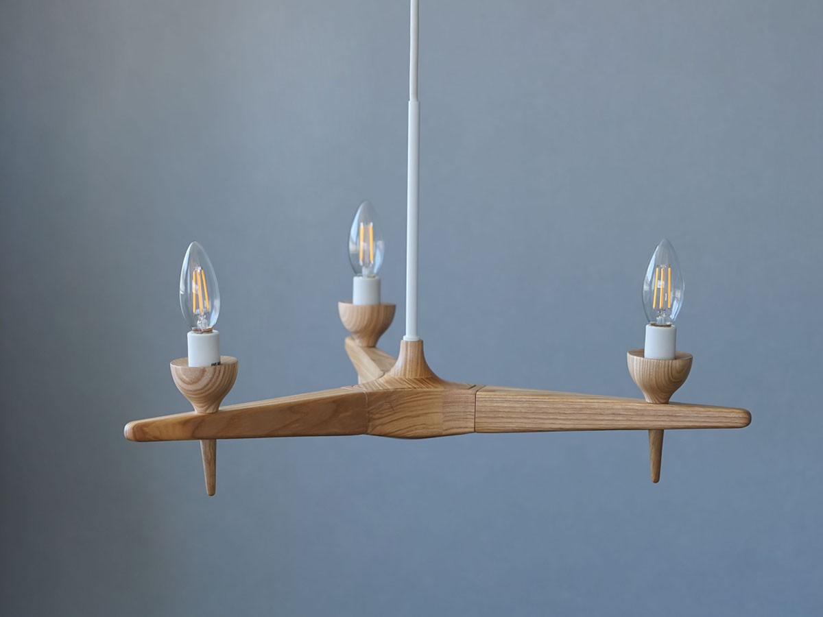 Slojd Wood Chandelier / スロイド ウッドシャンデリア 3灯 （ライト・照明 > シャンデリア） 22